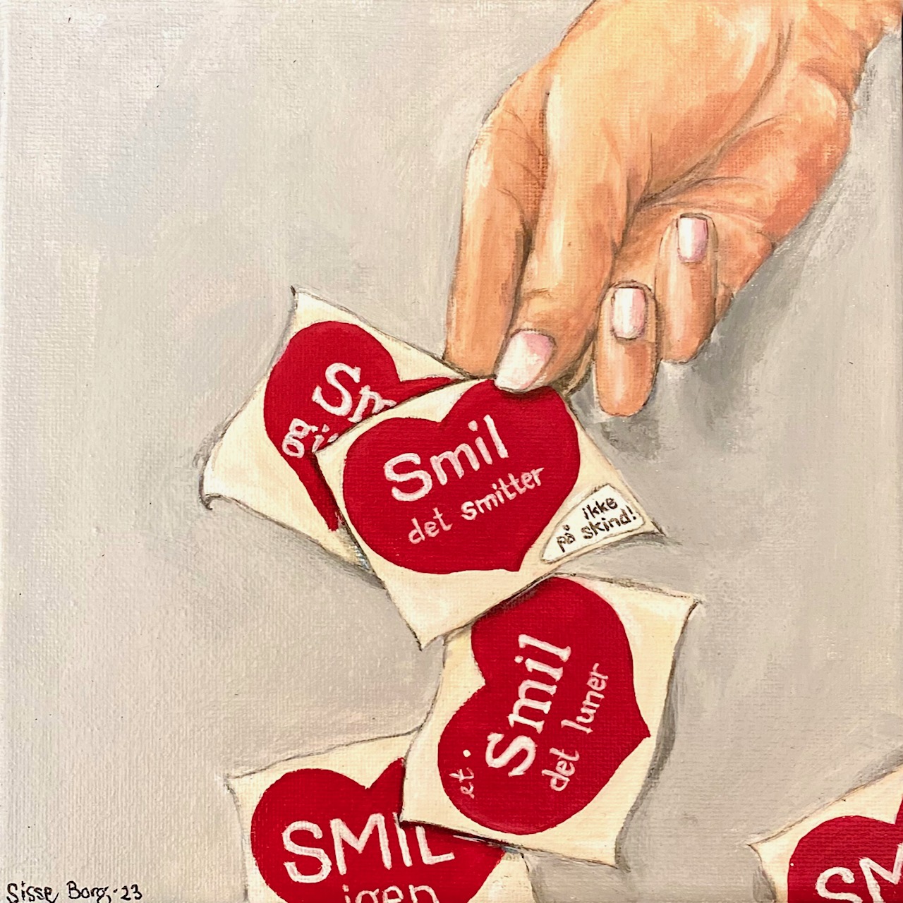 Et drys smil (solgt)
