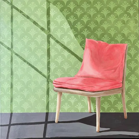  Akryl på lærred, 70 x 70 cm. 