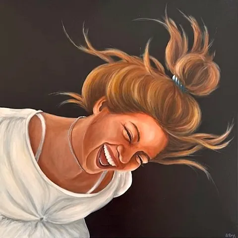  Akryl på lærred, 70 x 70 cm. 