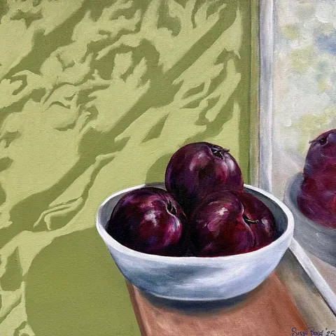  Akryl på lærred, 40 x 40 cm. 