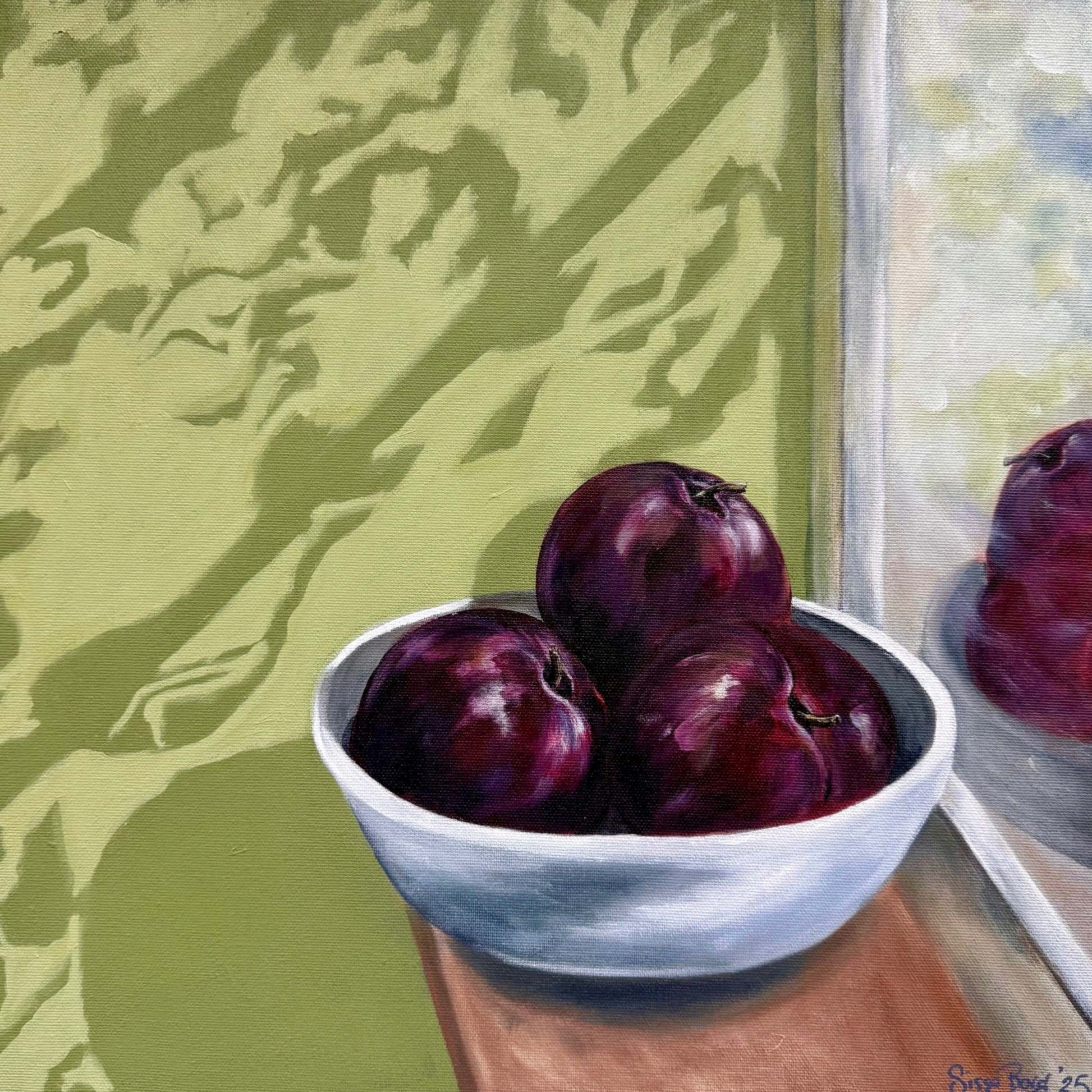  Akryl på lærred, 40 x 40 cm. 