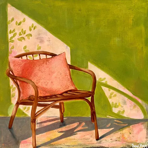  Akryl på lærred, 50 x 50 cm. 