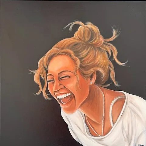  Akryl på lærred, 70 x 70 cm. 